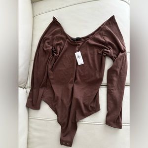 Banana republic brown bodysuit